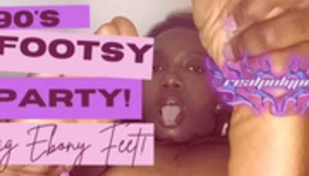 You're Invited To My 90s Footsy Party!