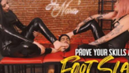 Nara and Fiamme tries Hex foot slave`s skills (1080 EN-sub)