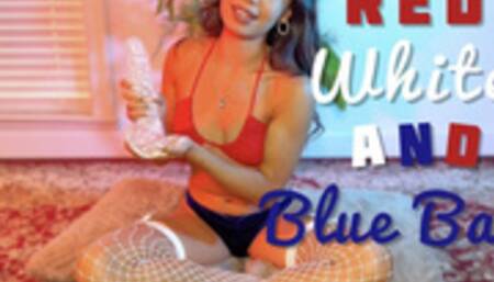 Red White and Blue Balls