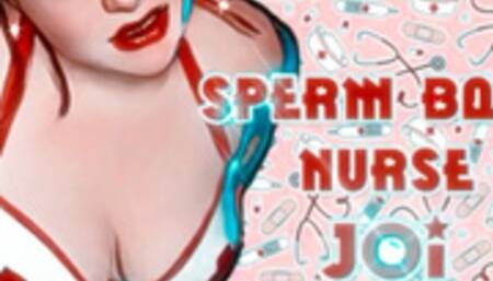 CARTOON VERSION Sperm Bank Nurse gives teasing JOI