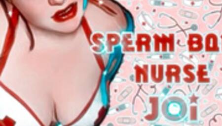 Sperm Bank Nurse gives teasing JOI