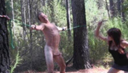 Full Body Thrashing In The Woods (1080p)