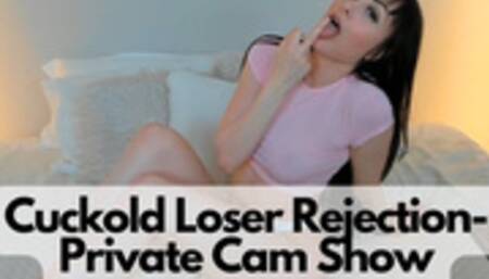 Cuckold Loser Humiliation - Private Cam Show (WMV 1080)