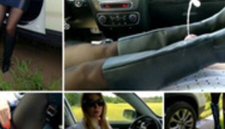 Stuck in mud while driving exam means shoejob to instructor