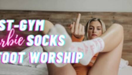 Post-Gym Barbie Socks & Foot Worship