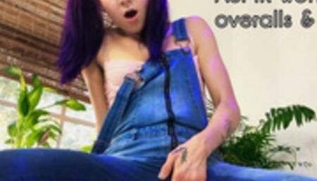 ASMR wetting overalls and JOI (throwback thursday)