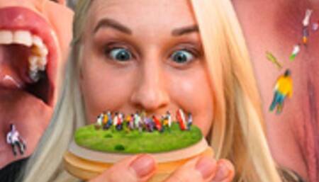 Giantess Eats You then Farts You into the Toilet with your friends WMV 1080p FullHD