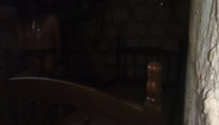 The price of my dungeon - let an unknown guy to be disguisting with me - Deepthroating my first Guest at my cellar