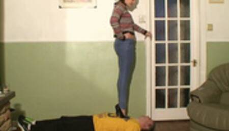 Sophie's High Heels & Tight Jeans Trampling