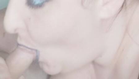 Edging your cock with my smoke and mouth