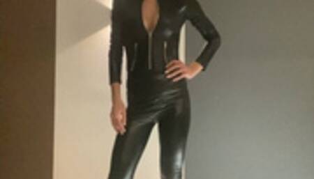 JOI by your leather Goddess Mary