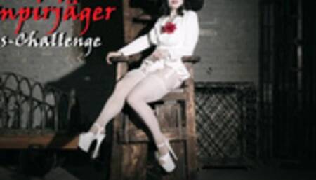 Lady Dimitrescu's vampire hunter JOI challenge(German)