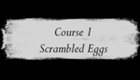 Chubby Puppy Enjoys Three Course Meal