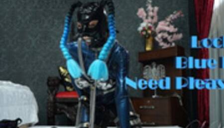 Locked Blue Doll Need Pleasure