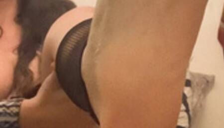 Worship my huge tits and feet that make you feel weak