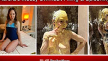 Aurora's Messy Swimsuit Filling and Sploshing HD MP4
