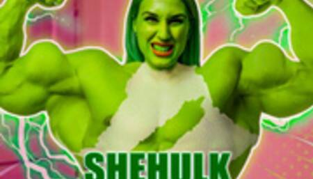 Hulking Out Muscle Growth She Hulk Transformation