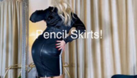 Hands Free For Leather Pencil Skirt