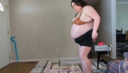 Fat Megan Fox Funnels Over A Gallon of Soda