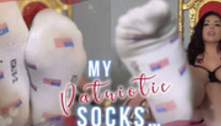 My Patriotic Socks - Sock Fetish