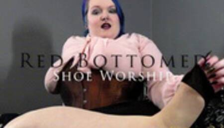 Red Bottomed Shoe Worship (wmv)