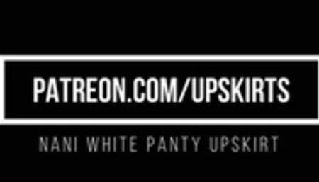 Nani White Panty Upskirt