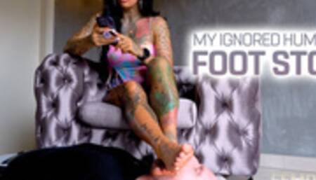 My ignored human footrest ( Foot Domination with Lady Nisha ) - FULL HD MP4