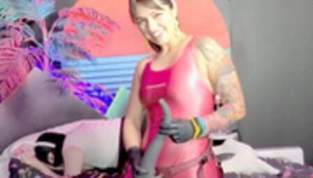 Pegging Sissy With Huge Creature Dildo