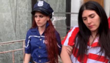 Althea travels in prison van to jail works