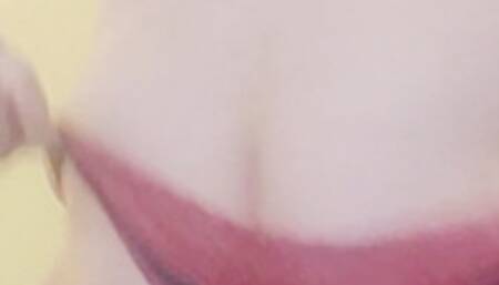 BBW Giantess Wears Tiny In Sock, Then Licks Him