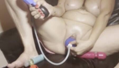 Hottielouve JOI Inflatable Pussy Stretching Orgasm