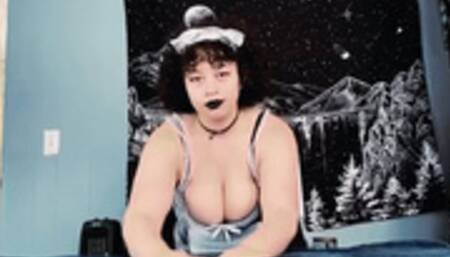 Goth Maid Wants a Big Dick & Vibrator to Cum With by Fiestry