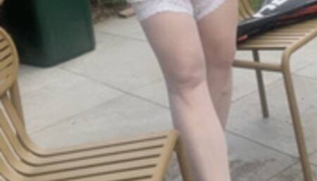 The tennis coach gets his