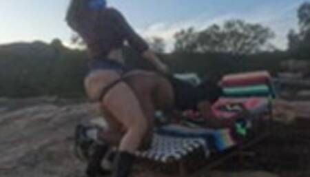 Pegged Outside The hobbit House