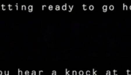 Caught by the new secretary at work!