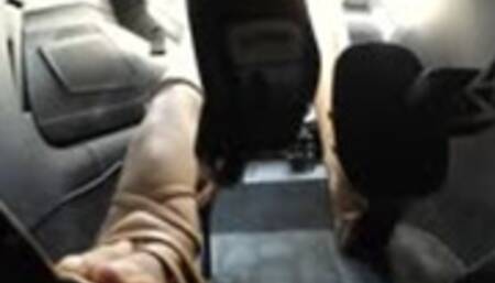 Her First Driving Lesson - Pedal Camera