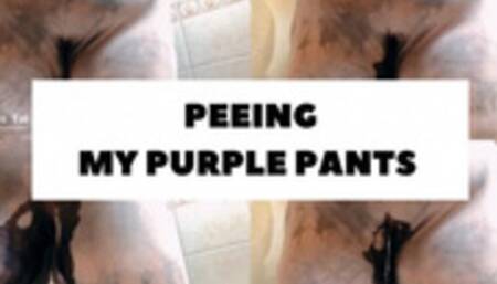 SSBBW PEEING PURPLE PANTS 720