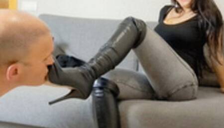 Useful as my boot licker