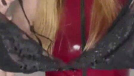 Caught by your GF wearing her panties!