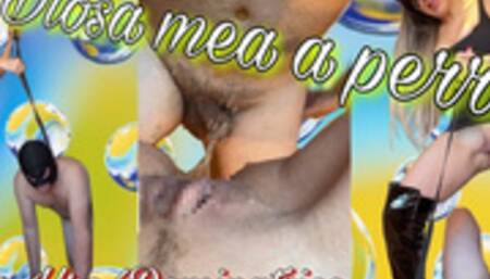 GODDESS URINES A PUPPY (POV-Uro-Chien-Dominatrice)