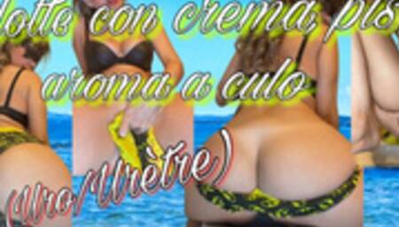 CULOTTE WITH PEE, CREAM AND ASS SCENT (Uro-Urètre)
