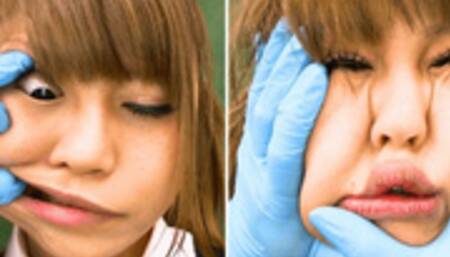 Submissive Face Play with Kaede Futaba, Classroom Distortions