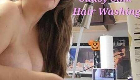 Liz River Sudsy Sink Hair Washing