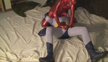 Superheroes Dry Humped By Villainess - HD 1280x760