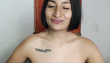 Webcam Babe With Hairy Asshole and Creamy Pussy