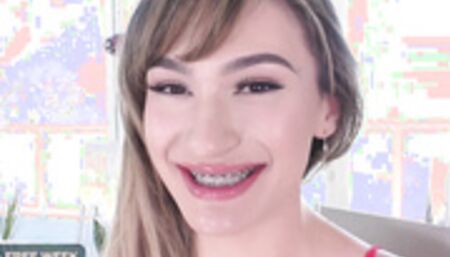 Sexy teen shemale Andylynn bareback anal