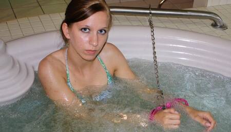 Amanda - Hot Tub Bondage (Mpeg)