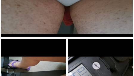 COFFEE FUDGE ICE CREAM WORKOUT ON ROWING MACHINE