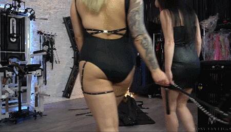 Never lie to three dominas!