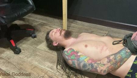 Wax play, foot fetish and trampling